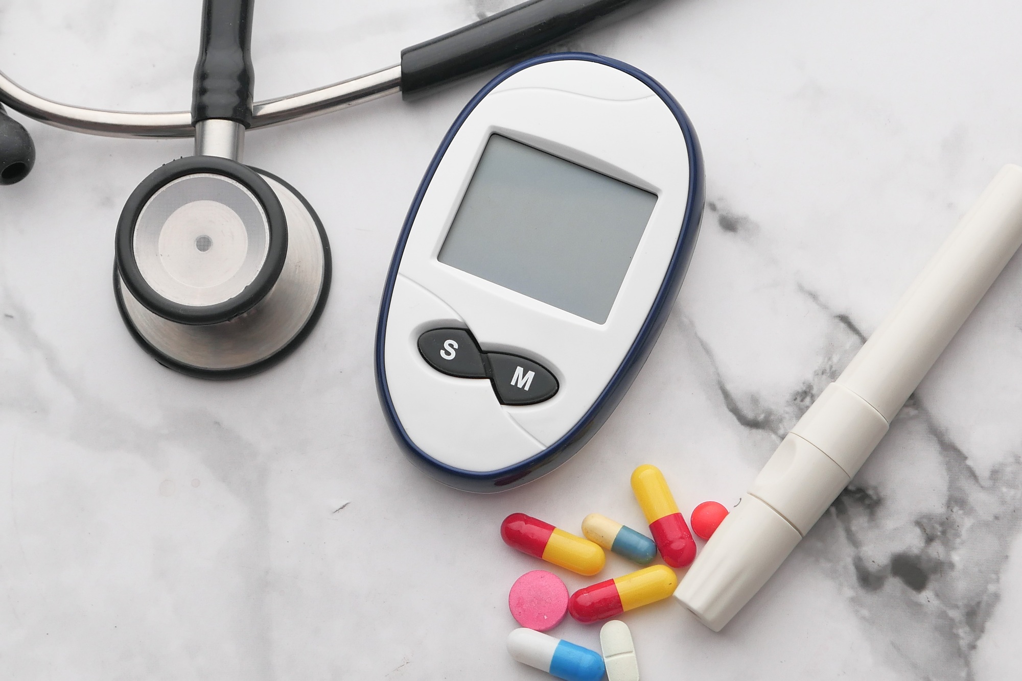 Telehealth for Diabetes Self-Management -Effective Management Tools for Diabetes Include Stethoscope, Glucometer, and Prescribed Medications